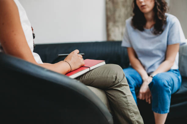 Psychotherapy session, woman talking to his psychologist in the studio Your Counselling Nova Scotia | Your Counselling Client Forms