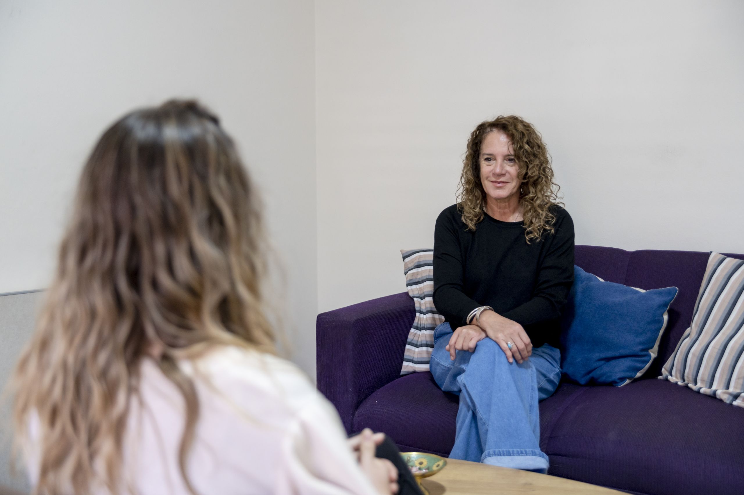 Client in Nova Scotia learning why counselling is important